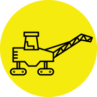 asphalt milling and reclamation icon