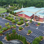 Aerial View of Church