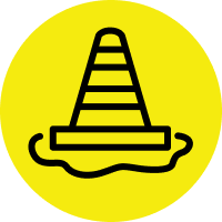 patching and pothole repairs icon