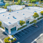 Aerial View of Industrial Building, where we provide industrial paving services