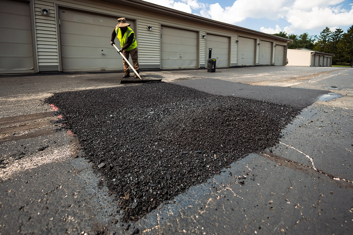 patching and pothole repairs