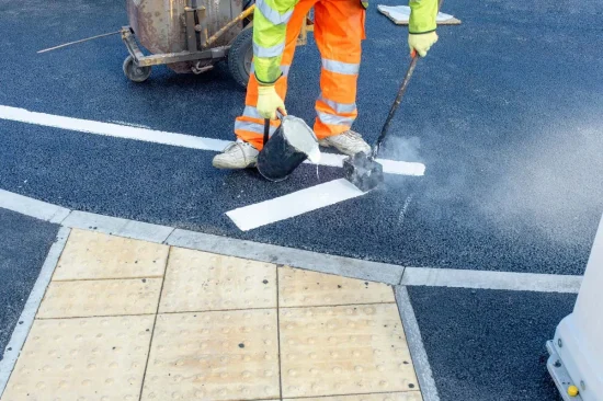 professional parking lot striping in cincinnati